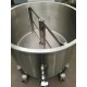 Heavy Duty Double Wall Cooking Kettle with bottom mixer